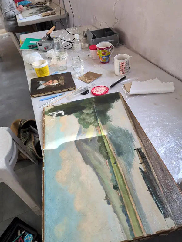 Restauration de tableaux Rouen